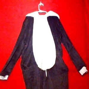 Medium full body panda onesie